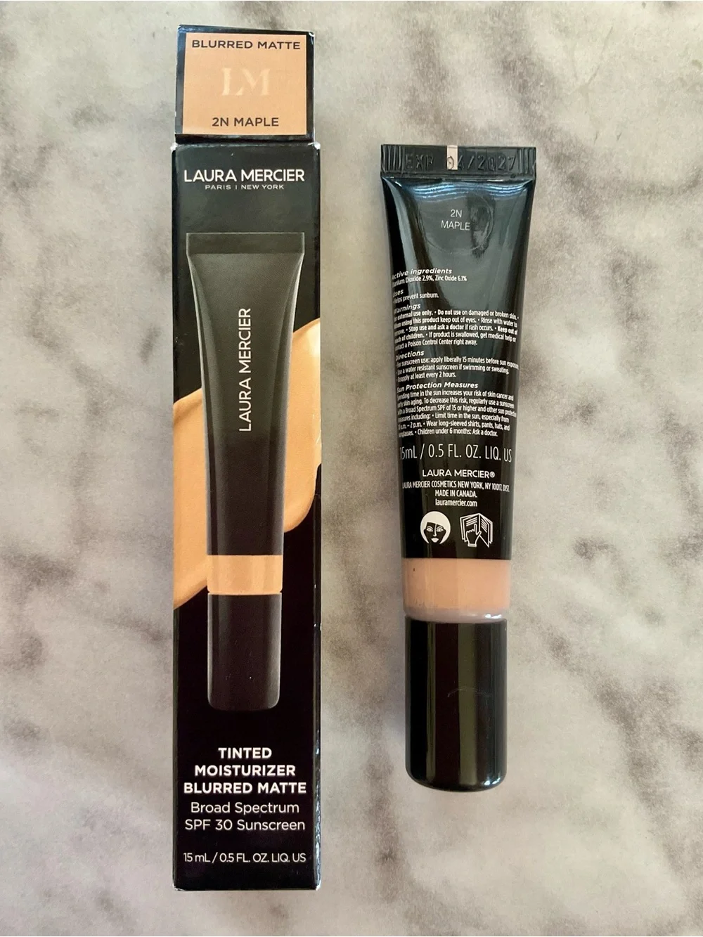 NEW-Laura Mercier -Tinted Moisturizer Blurred Matte Mini SPF 30 - 2N Maple